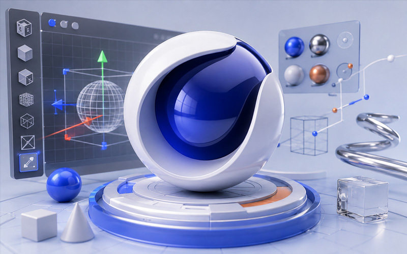 Cinema 4D 软件界面预览